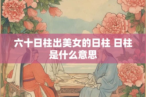 六十日柱出美女的日柱 日柱是什么意思