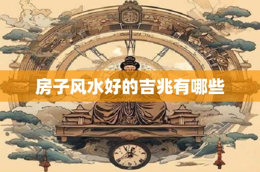 房子风水好的吉兆有哪些
