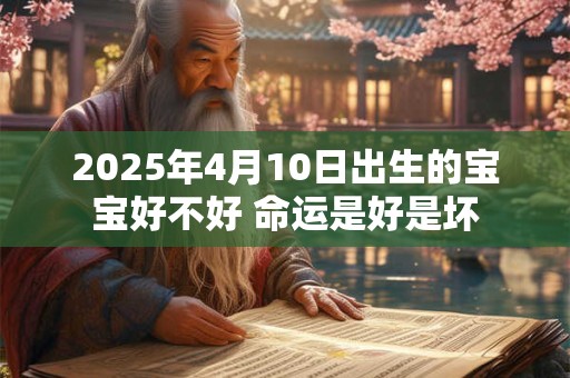 2025年4月10日出生的宝宝好不好 命运是好是坏 2025年4月10日出生的宝宝好不好 命运是好是坏