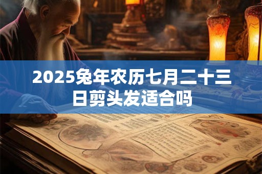 2025兔年农历七月二十三日剪头发适合吗 2025兔年农历七月二十三日剪头发适合吗