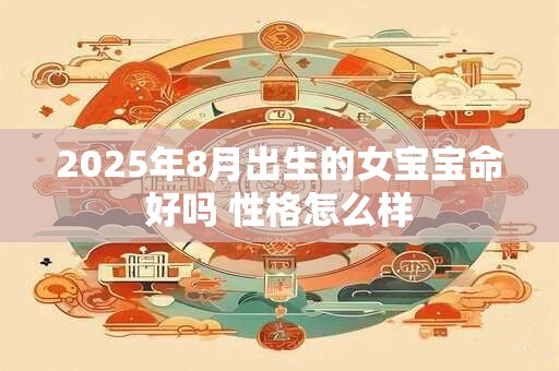 2025年8月出生的女宝宝命好吗 性格怎么样