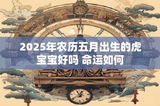 2025年农历五月出生的虎宝宝好吗 命运如何