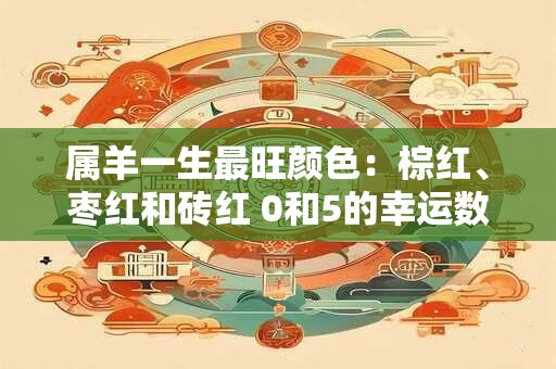 属羊一生最旺颜色：棕红、枣红和砖红 0和5的幸运数字