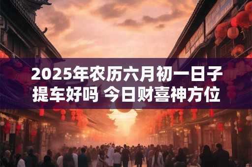 2025年农历六月初一日子提车好吗 今日财喜神方位