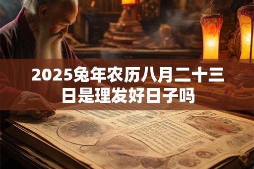 2025兔年农历八月二十三日是理发好日子吗