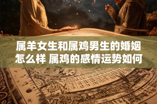 属羊女生和属鸡男生的婚姻怎么样 属鸡的感情运势如何