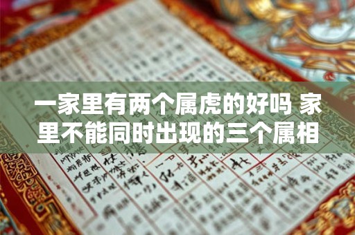 一家里有两个属虎的好吗 家里不能同时出现的三个属相