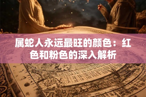 属蛇人永远最旺的颜色：红色和粉色的深入解析
