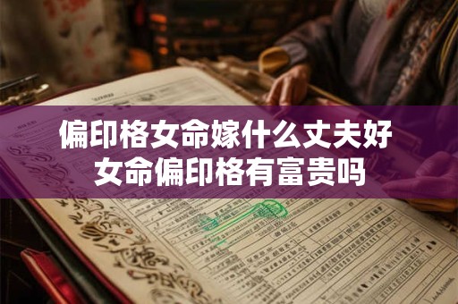 偏印格女命嫁什么丈夫好 女命偏印格有富贵吗