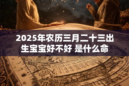 2025年农历三月二十三出生宝宝好不好 是什么命
