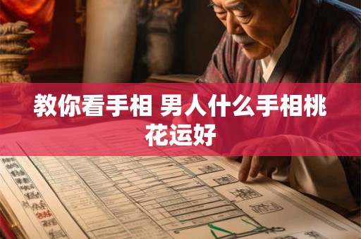 教你看手相 男人什么手相桃花运好