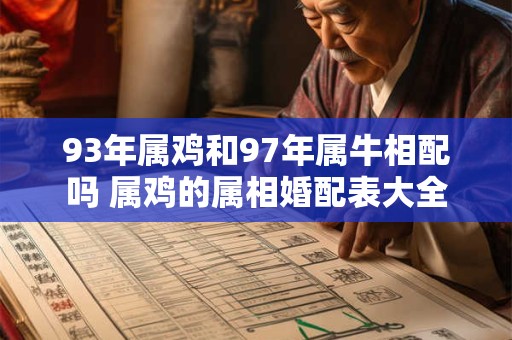93年属鸡和97年属牛相配吗 属鸡的属相婚配表大全