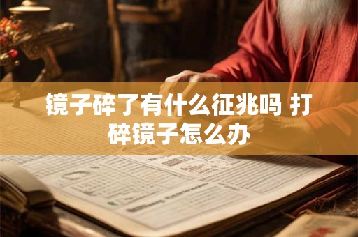 镜子碎了有什么征兆吗 打碎镜子怎么办