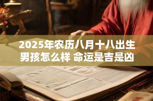 2025年农历八月十八出生男孩怎么样 命运是吉是凶 2025年农历八月十八出生男孩怎么样 命运是吉是凶
