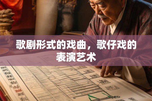 歌剧形式的戏曲，歌仔戏的表演艺术
