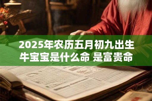 2025年农历五月初九出生牛宝宝是什么命 是富贵命吗 2025年农历五月初九出生牛宝宝是什么命 是富贵命吗