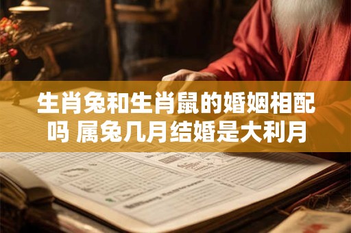 生肖兔和生肖鼠的婚姻相配吗 属兔几月结婚是大利月
