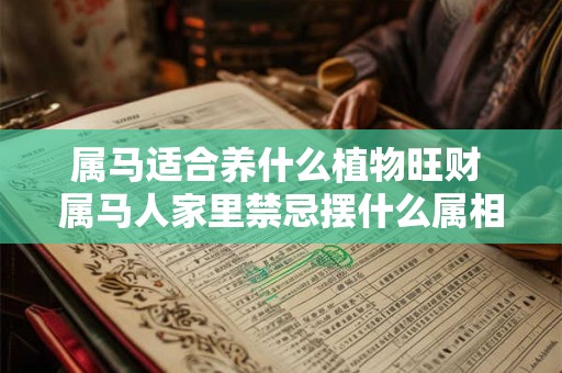 属马适合养什么植物旺财 属马人家里禁忌摆什么属相 属马适合养什么植物旺财 属马人家里禁忌摆什么属相