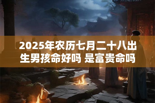 2025年农历七月二十八出生男孩命好吗 是富贵命吗