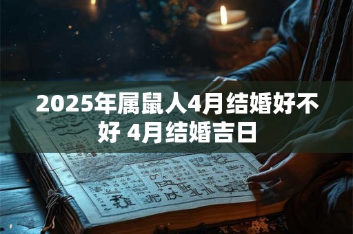 2025年属鼠人4月结婚好不好 4月结婚吉日 2025年属鼠人4月结婚好不好 4月结婚吉日
