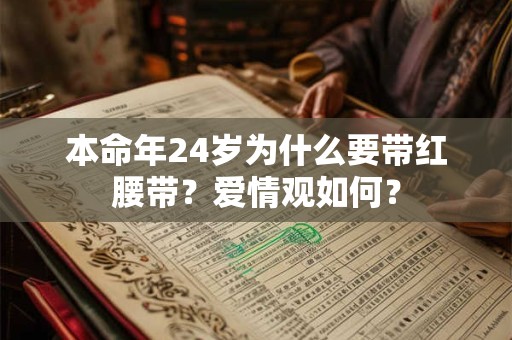 本命年24岁为什么要带红腰带？爱情观如何？