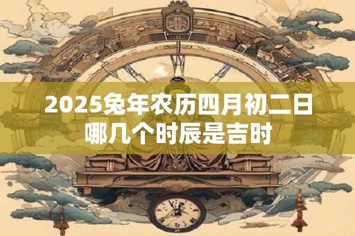 2025兔年农历四月初二日哪几个时辰是吉时