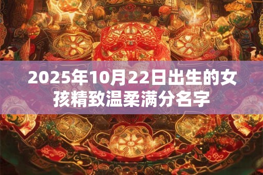 2025年10月22日出生的女孩精致温柔满分名字