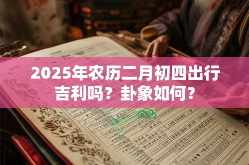 2025年农历二月初四出行吉利吗？卦象如何？