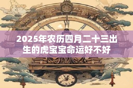 2025年农历四月二十三出生的虎宝宝命运好不好 2025年农历四月二十三出生的虎宝宝命运好不好