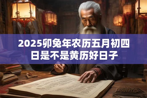 2025卯兔年农历五月初四日是不是黄历好日子