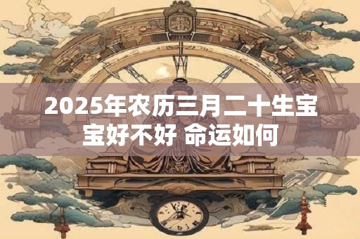 2025年农历三月二十生宝宝好不好 命运如何 2025年农历三月二十生宝宝好不好 命运如何
