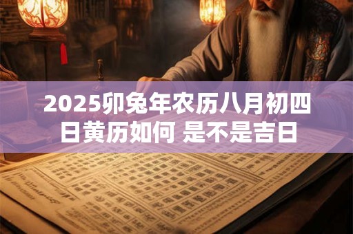 2025卯兔年农历八月初四日黄历如何 是不是吉日