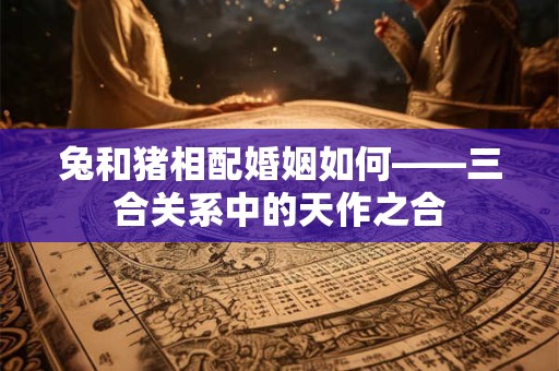 兔和猪相配婚姻如何——三合关系中的天作之合