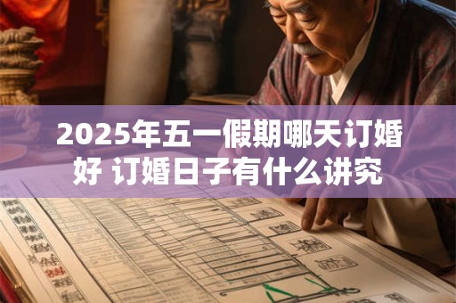 2025年五一假期哪天订婚好 订婚日子有什么讲究
