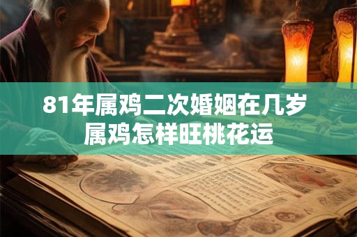 81年属鸡二次婚姻在几岁 属鸡怎样旺桃花运