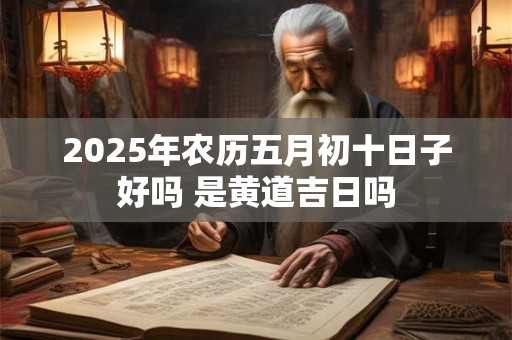 2025年农历五月初十日子好吗 是黄道吉日吗