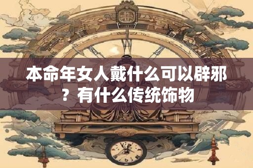 本命年女人戴什么可以辟邪？有什么传统饰物