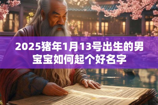 2026猪年1月13号出生的男宝宝如何起个好名字 2026猪年1月13号出生的男宝宝如何起个好名字