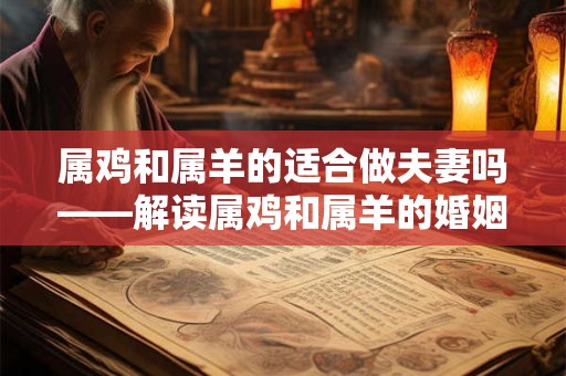 属鸡和属羊的适合做夫妻吗——解读属鸡和属羊的婚姻配对