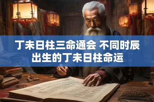 丁未日柱三命通会 不同时辰出生的丁未日柱命运