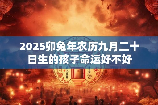 2025卯兔年农历九月二十日生的孩子命运好不好