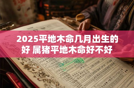2025平地木命几月出生的好 属猪平地木命好不好