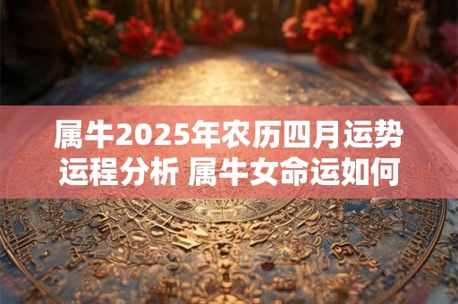 属牛2025年农历四月运势运程分析 属牛女命运如何