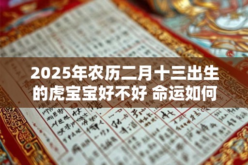 2025年农历二月十三出生的虎宝宝好不好 命运如何