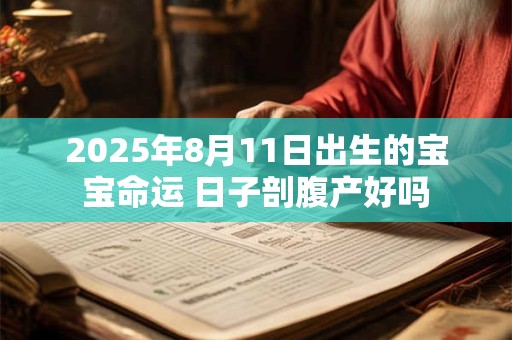 2025年8月11日出生的宝宝命运 日子剖腹产好吗