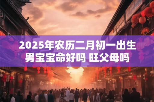 2025年农历二月初一出生男宝宝命好吗 旺父母吗
