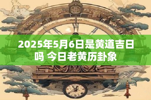 2025年5月6日是黄道吉日吗 今日老黄历卦象