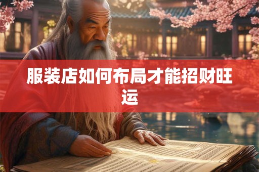 服装店如何布局才能招财旺运