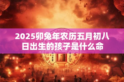 2025卯兔年农历五月初八日出生的孩子是什么命