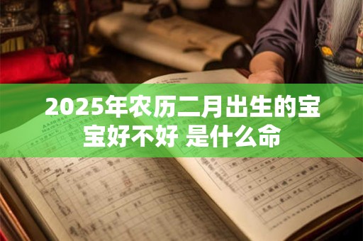 2025年农历二月出生的宝宝好不好 是什么命 2025年农历二月出生的宝宝好不好 是什么命